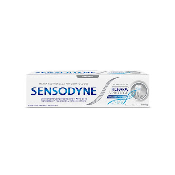 Sensodyne Repara & Protege Blanqueador -Sensibilidad, 100 g            