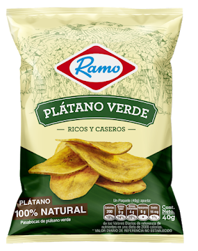 Pasabocas Ramo Plátano Verde x 140 gr  