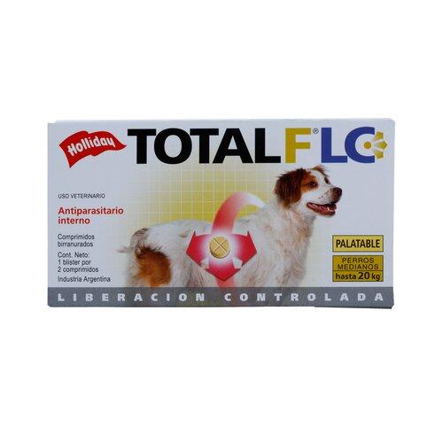 TOTAL FLC PERRO MEDIANO 2 COMPRIMIDOS Holliday  x 2 