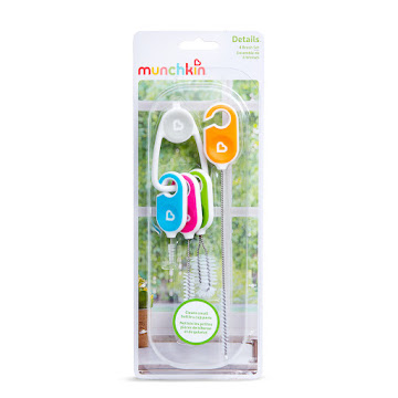 Set Cepillos De Limpieza   Munchink X 4 Unidades 