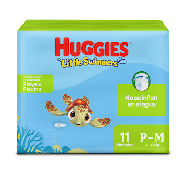 Pañales Huggies Little Swimmers Etapa 3/G x 10 und  