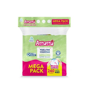 Toallitas Humedas Arruru   Aloe x 240 und  