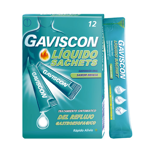 Gaviscon Original Bicarbonato de Sodio para Reflujo Sachet x 12 und