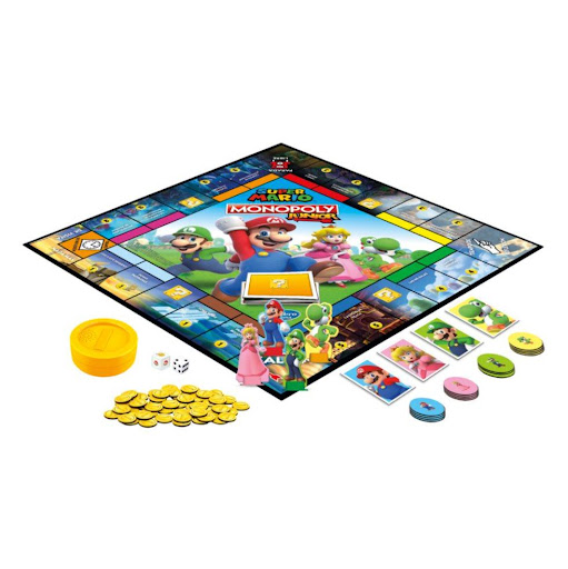 Juego De Mesa Monopoly Junior Edición Super Mario Hasbro Hasbro Gaming  x 1 El Juego De Mesa Monopoly Junior Edición Super Mario Hasbro es una versión divertida y simplificada del clásico Monopoly, adaptada para los jugadores más jóvenes. Con elementos gráficos y personajes i
