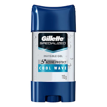 **Desodorante Gillette Triple Protección System Clear Gel Coolwave X113G  