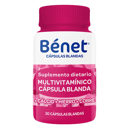 Benet Capsulas Mujer Suplemento dietario Multivitaminico Frasco x 30 capsulas