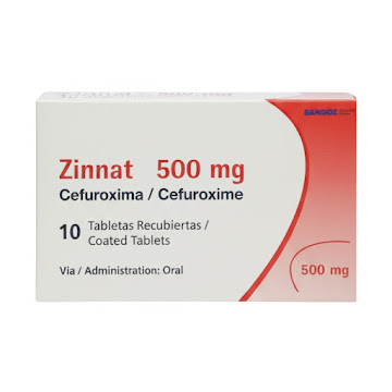 Zinnat Cefuroxima 500 mg Sandoz Caja x 10 Tabletas  