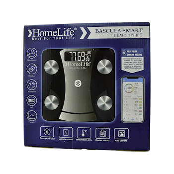 Bascula Smart Homelife   Color Negro Caja x 1 und  