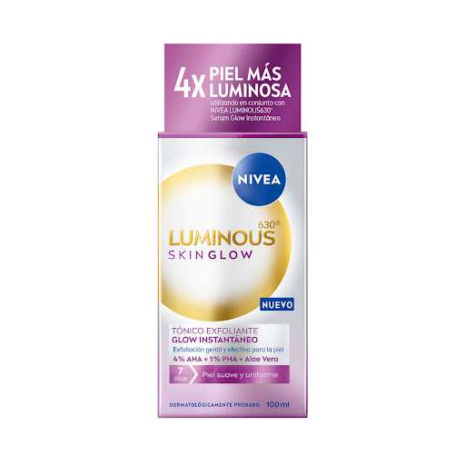 Tónico Facial Nivea 630 Luminous Even Glow Frasco x 100 ml