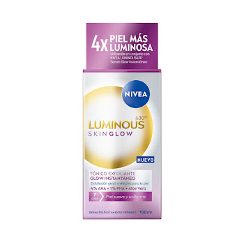 Tónico Facial Nivea 630 Luminous Even Glow Frasco x 100 ml  