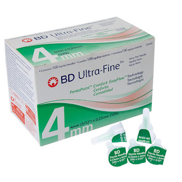 Aguja Nano BD Ultra Fine 32G Caja x 100 und  