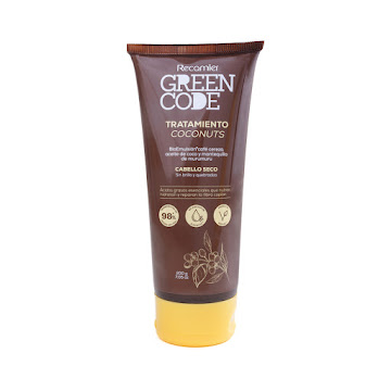 Tratamiento Capilar Green Code Coconut Cabello Seco Tubo x 200 ml  