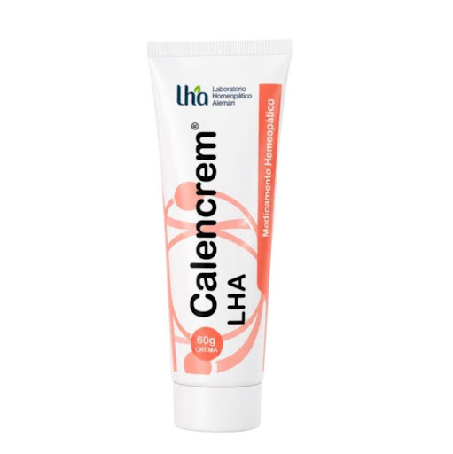 Calencrem Crema LHA Tubo plastico x 60 g x 60 g Medicamento de línea humana, antiséptico, cicatrizante de heridas, quemaduras cutáneas superficiales, picaduras de insectos. Crema x 60g.