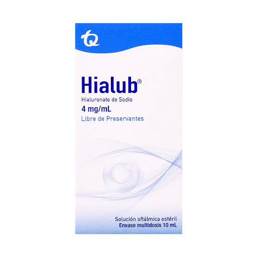 Solución Oftálmica Hialub 4mg/ml Frasco x 10 ml