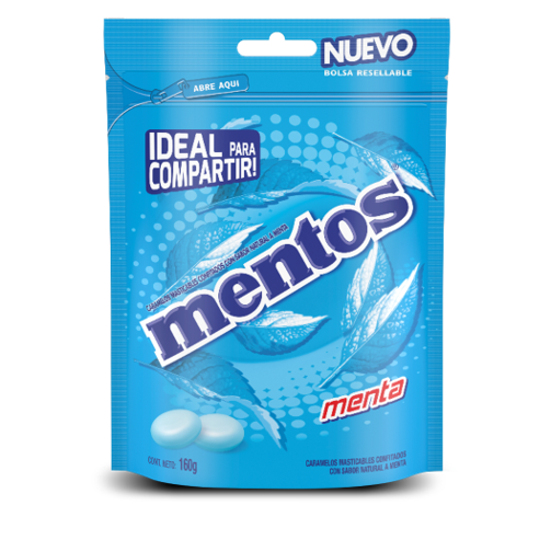 Mentos Doy Bag Sabor Menta x 160 gr