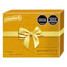 Bombones De Chocolate Moments Caja x 12 und   