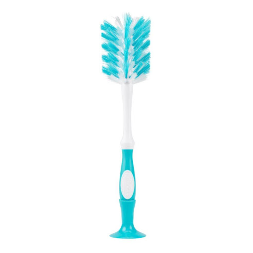 Cepillo para Lavar Teteros y Chupos 2 en 1 Delux Dr Brown Dr Browns Esponja x 1 El cepillo de tetero Deluxe limpia de arriba hacia abajo, pasando del chupo a la base con facilidad. 
Un equipo de cerdas suaves y resistentes trabaja en conjunto para simplificar el fregado, en ángul