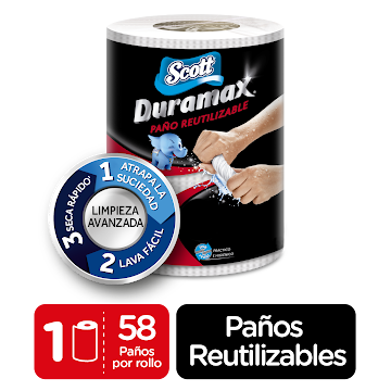 Toallas Scott Duramax Tecnología 3D Limpieza x 58 und undefined