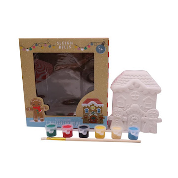 Set De Pintura Mays Casa Navideña x 1 und  