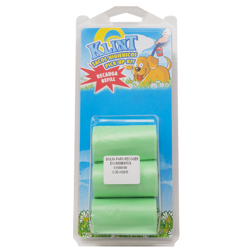 Bolsa Agropet Supply Para Recoger Excremento 3 Rollos x 20 und