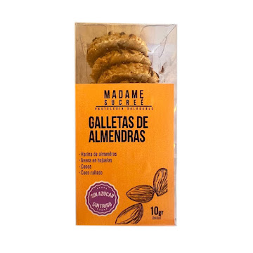 Galletas Madame Sucrée Almendras Caja x 11 und  