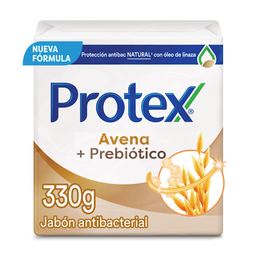 Jabón Antibacterial Protex Avena 110 gr Paquete x 3 und