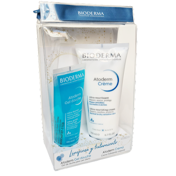 Kit Crema Atoderm Bioderma x 200 ml + Gel Bioderma Atoderm Douch x 100 ml  