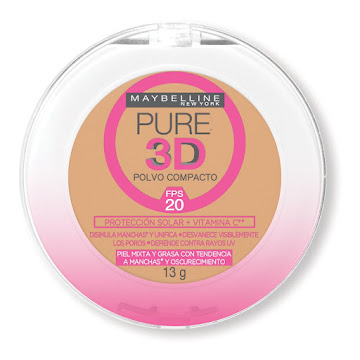 POLVO MAYBELLINE PURE 3D FPS 20 TONO 230 X 9G X 1 UND                    