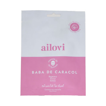 Mascarilla Facial Ailovi 3D Baba de Caracol x 1 und  
