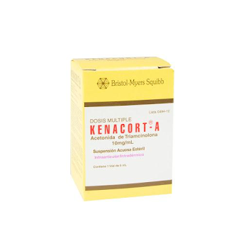 Kenacort A Triamcinolona 10 mg Bristol-Myers Caja x 1 Vial  