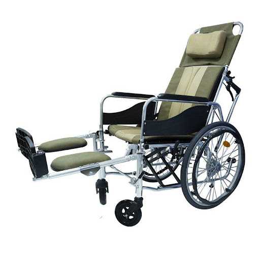 Silla Ruedas Neurológica Alum 18 Neum Brown YUWELL Individual x 1 Silla neurológica para adultos con cojín antifluido, llantas neumáticas, descansa brazos removibles, descansa pies abatibles, removibles y elevables.