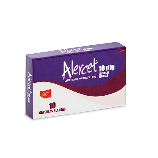 Alercet Cetirizina 10 mg Procaps Caja x 10 Cápsulas