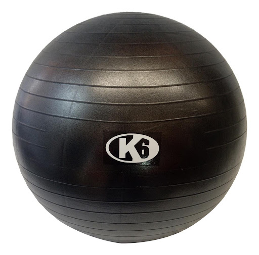 Pelota De Yoga K6 65 Cm Sin Bomba (Negro) K6 Caja x 1