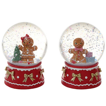 Bola De Nieve Navideña Mays Galleta Jengibre Grande Surtida x 1 und  