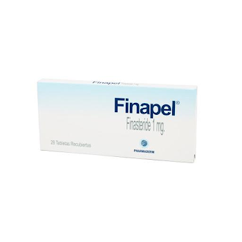Finapel Finasteride 1 mg Pharmaderm Caja x 28 Tabletas  