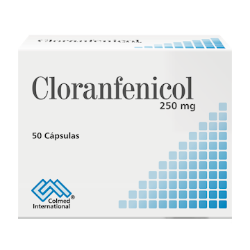 Cloranfenicol 250 mg Colmed Caja x 50 Cápsulas  