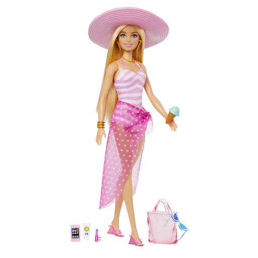 Muñeca Barbie Mattel Fashion Beauty Dia de Playa x 1 und 