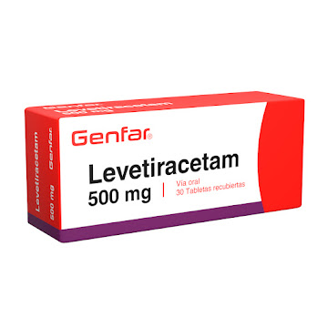 Levetiracetam Genfar 500 mg Caja x 30 Comprimidos  