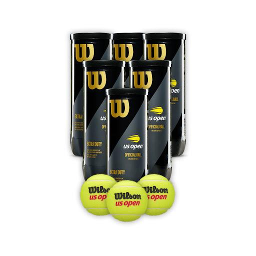 Combo Pelotas de Tenis Wilson Us Open Extra Duty 3P X 6T Wilson Tarros x 6 MODELO: Us Open Extra DutyĦLa Pelota oficial del US Open por más de 25 años!Las pelotas de tenis Wilson US Open se producen con una lana de alta calidad que luego se teje en un fieltro grueso y denso.