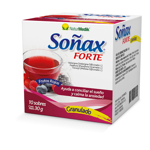 //Soñax Forte Granulado Frutos Rojos x 10 sobres