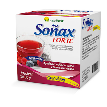//Soñax Forte Granulado Frutos Rojos x 10 sobres  