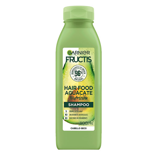 Shampoo Fructis Hair Food Aguacate Frasco x 300 ml
