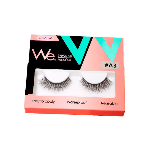 Pestañas postizas enteras we cosmetics unidad Creativa We cosmetics Caja x 1 Par