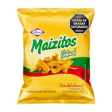 Pasabocas Maizitos Naturales x 45 gr  