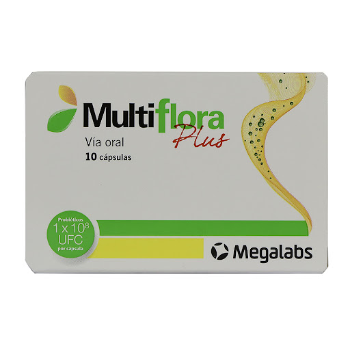 MULTIFLORA Plus 1x10 UFC Cápsula Caja x10cap. ROEMMERS Probióticos    