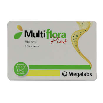 MULTIFLORA Plus 1x10 UFC Cápsula Caja x10cap. ROEMMERS Probióticos      