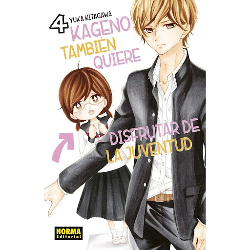 Kageno También Quiere Disfrutar De La Juventud No. 4 Editorial Norma Libro x 1.0 KAGENO 4 TAMBIEN QUIERE DISFRUTAR DE LA JUVENTUD  Libro de historietas de estilo manga y de género shojo (orientado al público juvenil femenino) encuadernado en rústica de 176 páginas interiores en bl