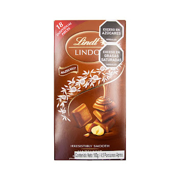 Tableta De Chocolate Avellana Lindt Lindor  x 100 gr  