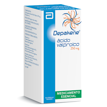 Depakene Ácido Valproico 250 mg Abbott Caja x 50 Cápsulas  