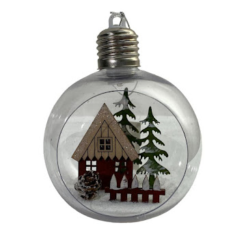 Bola Colgante Para Árbol   Navideño 10 x 10 x 10 cm 